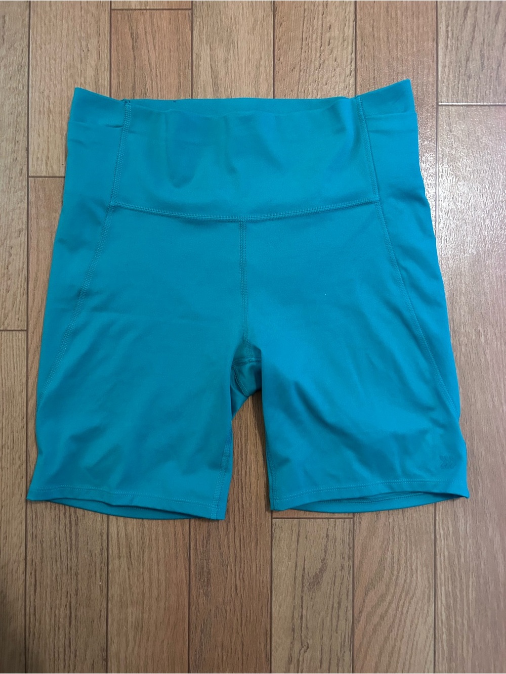 High-Waist Kelly Green Women’s Active Bike Shorts